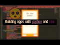 Build desktop apps with python and css pyqt5