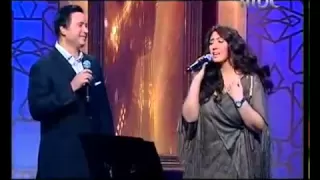 نجم حنفى والفنانة اسماء لمنور واغنية الدنيا غنوة دندنها