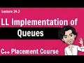 Linked List Implementation of Queues C Placement Course Lecture 24 2