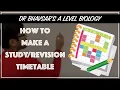 How to make a study timetable for holidays