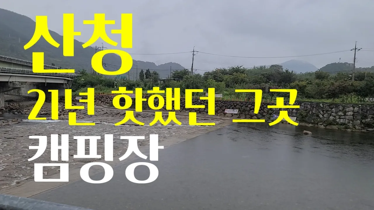 ●캠핑장●307회ㅣ산청올여름핫했던그곳ㅣ자연유수풀ㅣ산청대포숲캠핑장 サムネイル