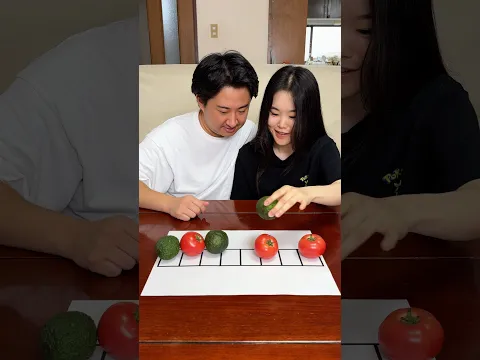 I didn't expect this🍅🥑 #shorts #games #challenge
