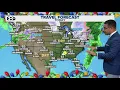 Christmas travel weather forecast What to expect this holiday