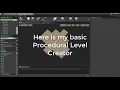 My Procedural Level Generator - Part 1