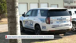 Moncks Corner PD and Berkeley County Sheriff s Office team up for joint traffic enforcement