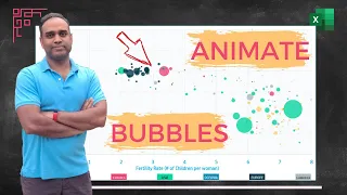 Create Motion Bubble Charts Scatter Plots in Excel