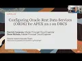 Configure Oracle Rest Data Services ORDS 22 1 for DBCS