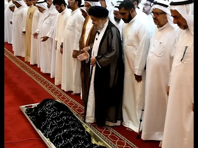 ⁣تأبيـن وصلاة سماحة السيد علي السيد ناصر السلمان، على المرحوم الحاج أبو حسين علي محمد الحسين النمر