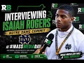 Isaiah Rodgers talks Notre Dame Commitment Marcus Freeman Senior Year