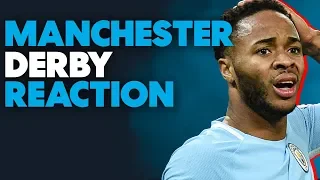 manchester derby man city heated dressing room scenes after man utd 3 2 derby loss