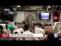 Top US commander visits aircraft carrier