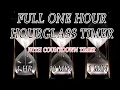 HOURGLASS 60 Minute Timer Triple Sand Hourglass WITH COUNTDOWN TIMER