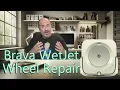 Brava WetJet M6 Repair DIY Wheel Assembly Fix for a Spinning Robot Cleaner