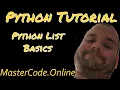 Python Tutorial Python List Basics - Python Basics