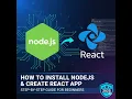How to Install Node js Create React App Step-by-Step Guide for Beginners 2025