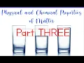 Physical and Chemical Properties of Matter Part 3 Flammability Rusting Oxidation Reactivity