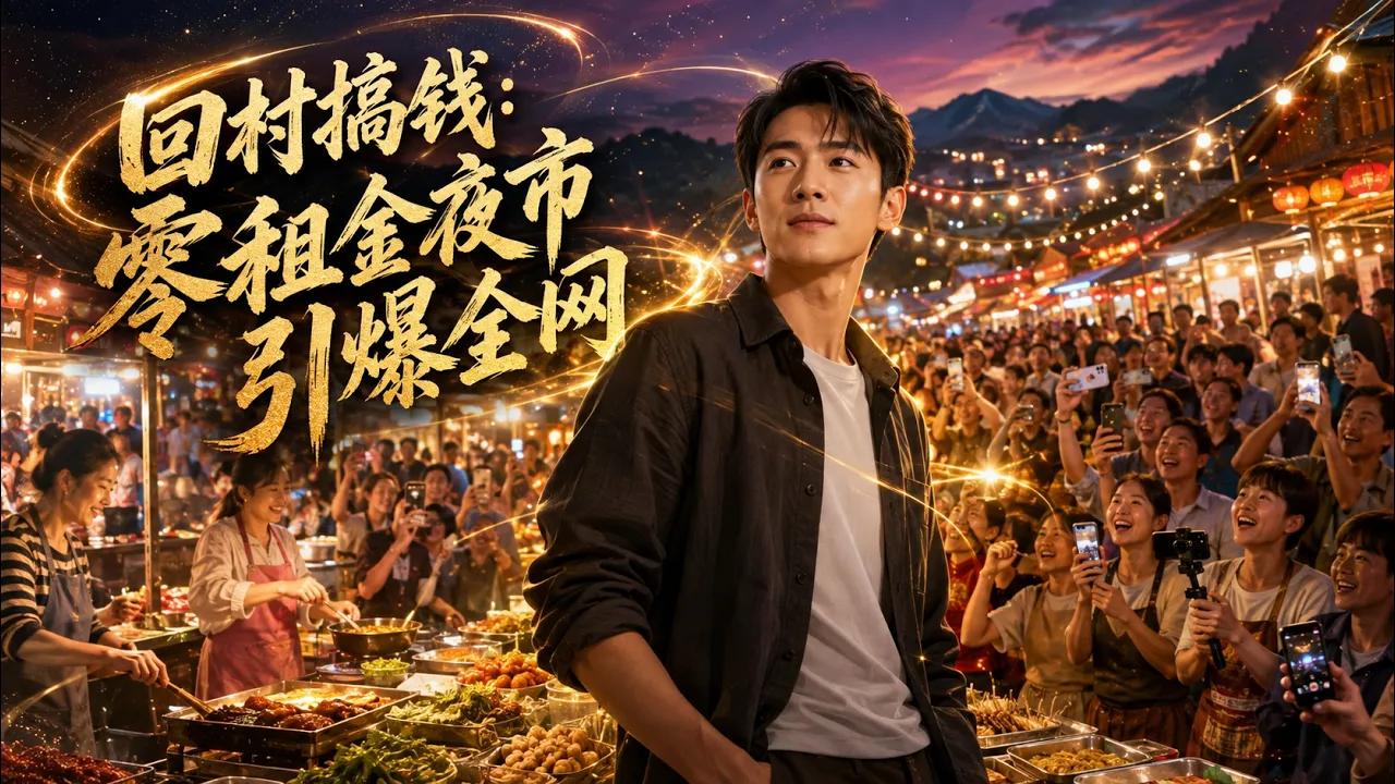 震撼首播落魄青年返鄉綁定分紅系統,每日到賬五十萬!建零租金夜市、辦五萬人村BA全網刷屏,人口達標後創強盛集團,荒村變宜居