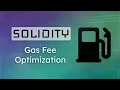 Gaz Optimisation in Solidity