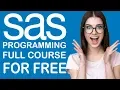 SAS Tutorials For Beginners How To Learn SAS Programming SAS Programming Full Course For Free