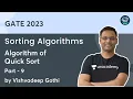 Sorting Algorithms L - 9 Algorithm Code of Merge Sort GATE