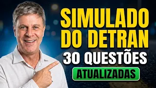 PROVA TEÓRICA DO DETRAN 2026. AS 30 PERGUNTAS MAIS COBRADAS NO SIMULADO DE LEGISLAÇÃO DO DETRAN 2026