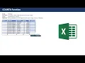 Excel COUNTA Function - Beginner Tutorial with examples