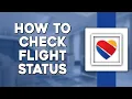How To Check Flight Status on Southwest Airlines Quick Tutorial