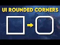 Create ROUNDED corners UI in Unity with just ONE STEP No Photoshop