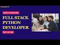 How to Become Full Stack Python Developer - Top 10 Tips Full Stack Python Developer Roadmap