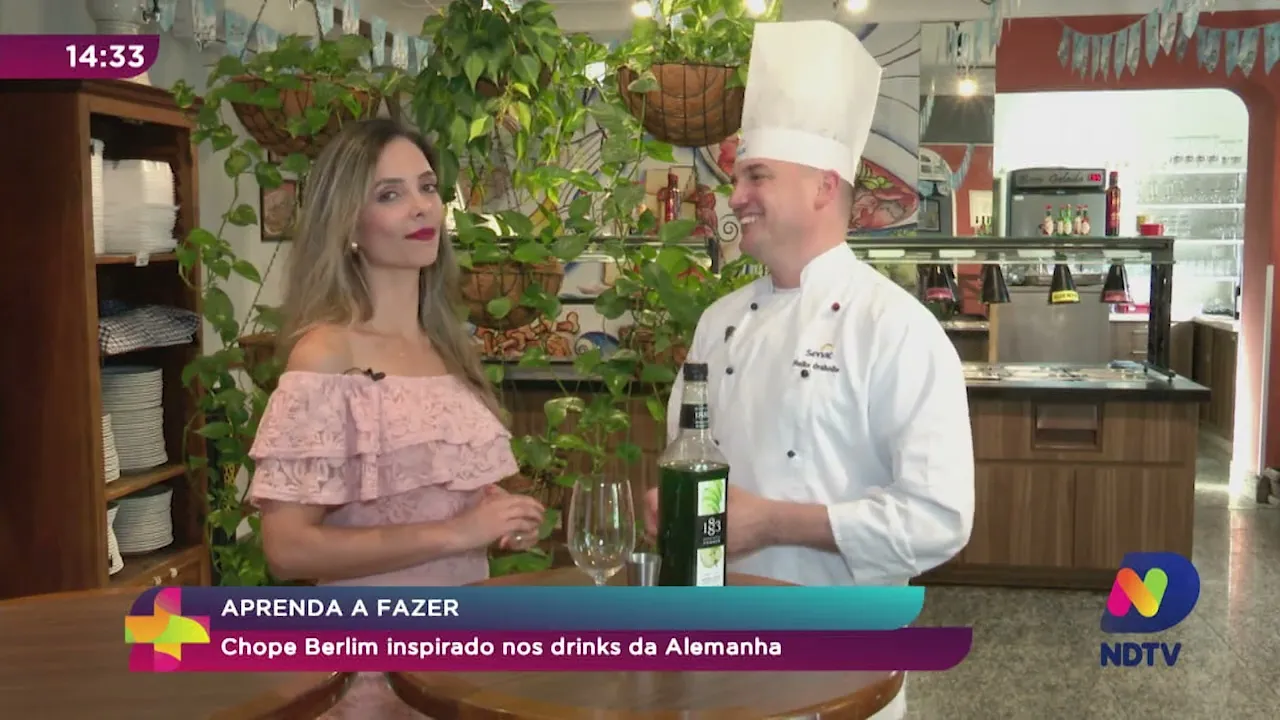 Aprenda a fazer: chope Berlim inspirado nos drinks da Alemanha