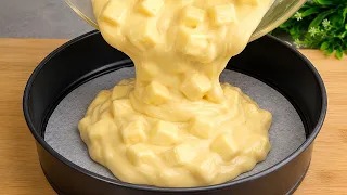Kuchen in 5 Minuten! Der berühmte Apfelkuchen, der in ihrem Mund schmilzt! Einfach und lecker