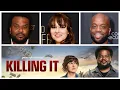 Killing It Season 2 cast interviews with Craig Robinson Claudia O Doherty and Rell Battle