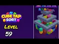 Cube Tap Sort Level 59 Walkthrough