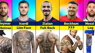 footballers with best tattoos on their bodies