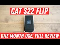 1 MONTH Using A Flip Phone Did It Answer My Phone Related PRAYERS CAT S22 Flip Dumbphone