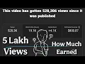 Download Lagu 5 Lakh views How Much youtube Pay In 5 Lakh Views ? Youtube Earning