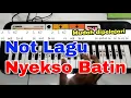 Download Lagu Nyekso Batin - Not Lagu Piano / Pianika Sangat Mudah Dijamin Pasti Bisa untuk Drum Band