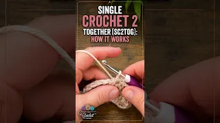 Single Crochet 2 Together sc2tog How to Decrease Flawlessly