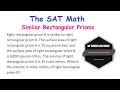 The SAT Math - Solving a Tricky Problem on Similar Rectangular Prisms