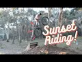 SUNSET RIDING TRYING NEW TRICKS