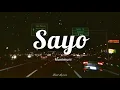 Sayo- Munimuni (Lyrics)