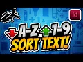 How to Sort Alphabetize Text in Adobe InDesign Also Works with Numbers and Dates