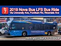 NYCT Bx7 Bus Ride via University Avenue 2019 Nova Bus LFS 8682 From Washington Heights to Riverdale