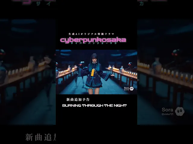 音楽もサイバーパンクオーサカの雰囲気を考えて作ってます。近日公開。