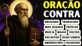 Oração expulsa AGORA o MAL com São Bento - O Padroeiro dos Exorcistas #sãobento