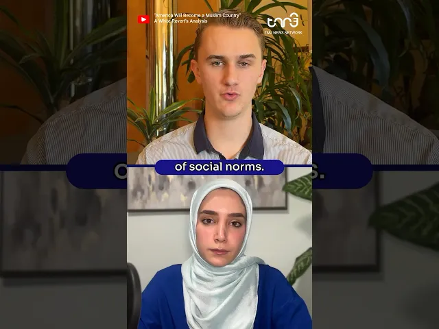 ⁣White Muslim revert on moral degeneracy @canyonmimbs