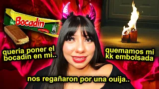 HALLOWEEN SIGNIFICA DEMONIO..🎃💀#HistoriasMecas de Halloween | Luna Martínez