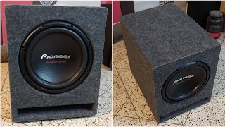 12 inch Subwoofer Build | 24Hz Deep Bass Enclosure | Timelapse