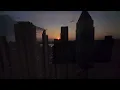 Sunset from New York City looking out to New Jersey