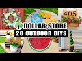 20 Outdoor Patio DIYs Using Dollar Store Supplies